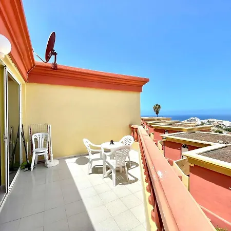 Lägenhet Apartment With Ocean Views And Huge Pool In San Eugenio Alto Costa Adeje (Tenerife)